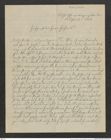 Nachlass Franz Steindachner, Brief (unvollständig) von Adolf Horn an Franz Steindachner (28.09.1908), Inv.Nr. 239.05, Seite 1